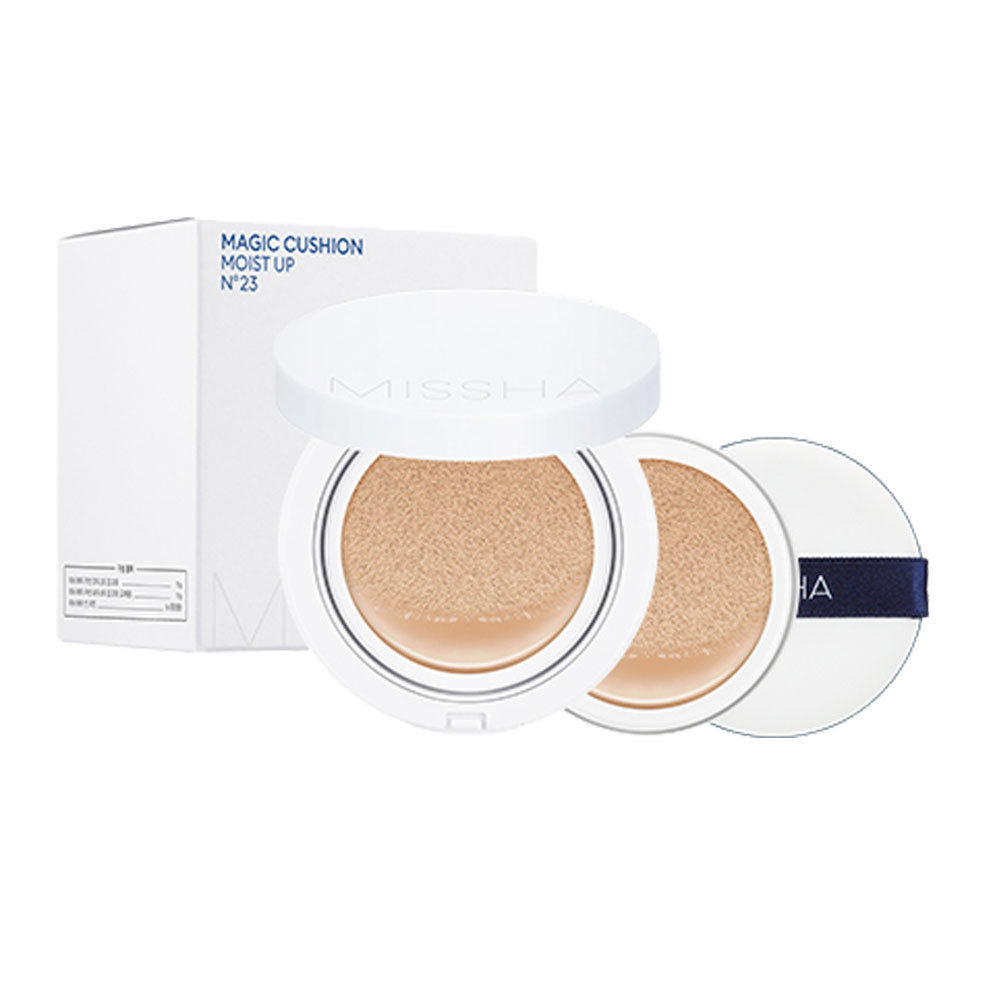 MISSHA Magic Cushion Moist Up SPF50+ PA+++ Зволожуючий кушон No.21 MISSHA Magic Cushion Moist Up SPF50+ PA+++ Зволожуючий кушон No.21