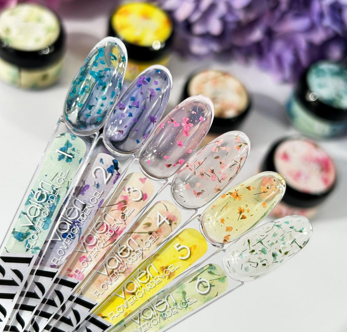 VALERI Flower Garden Gel Гель з сухоцвітами №1. Ціна 96грн