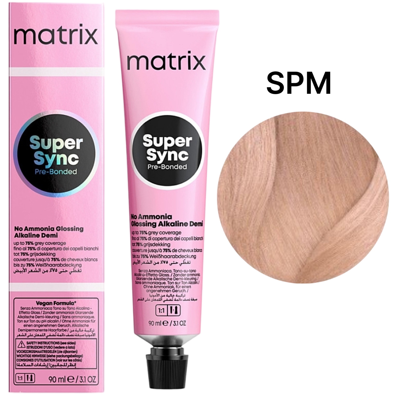 MATRIX Super Sync Pre-Bonded SPM Тонер на лужній основі без аміаку