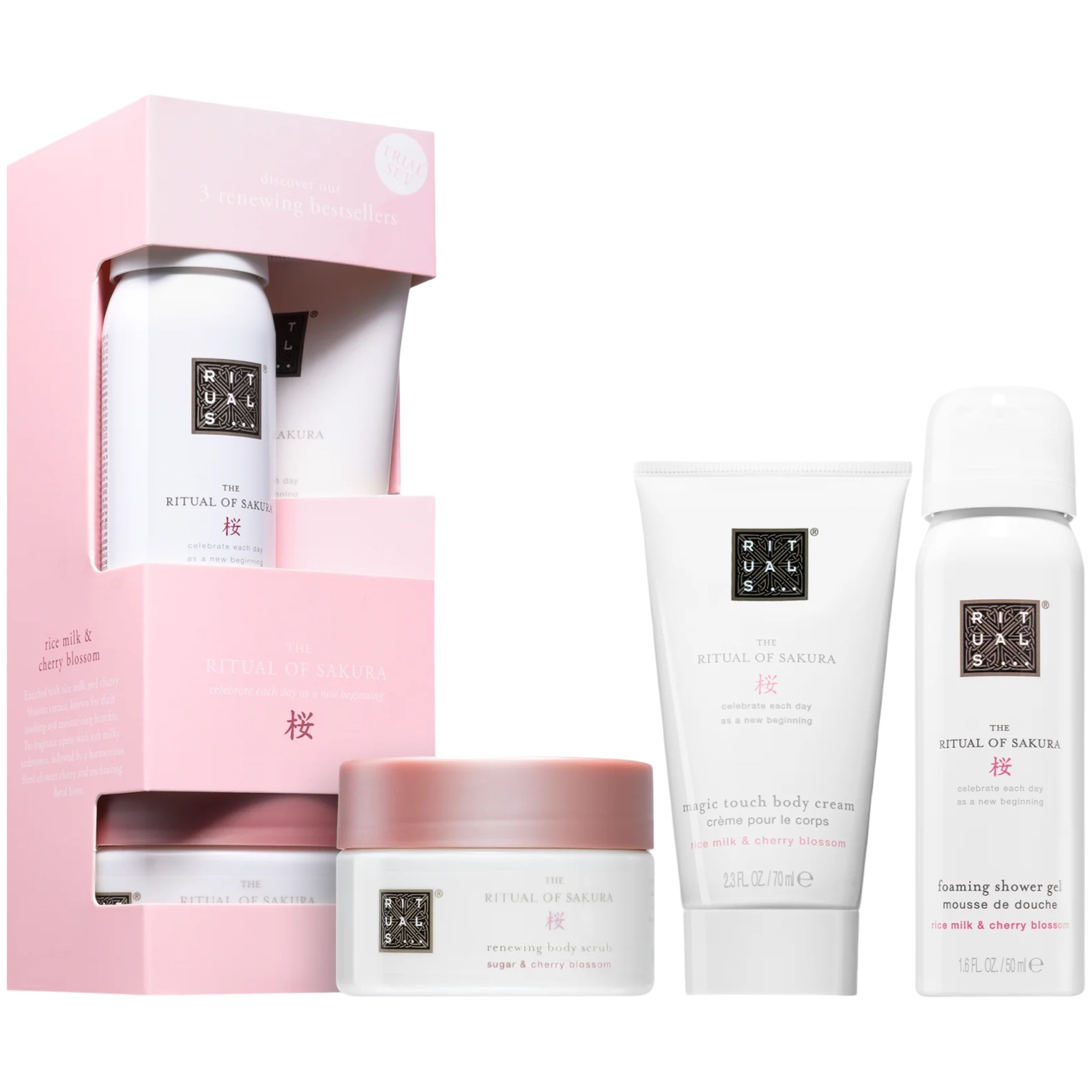 RITUALS The Ritual of Sakura Trial Set XS Міні-набір Сакура (гель