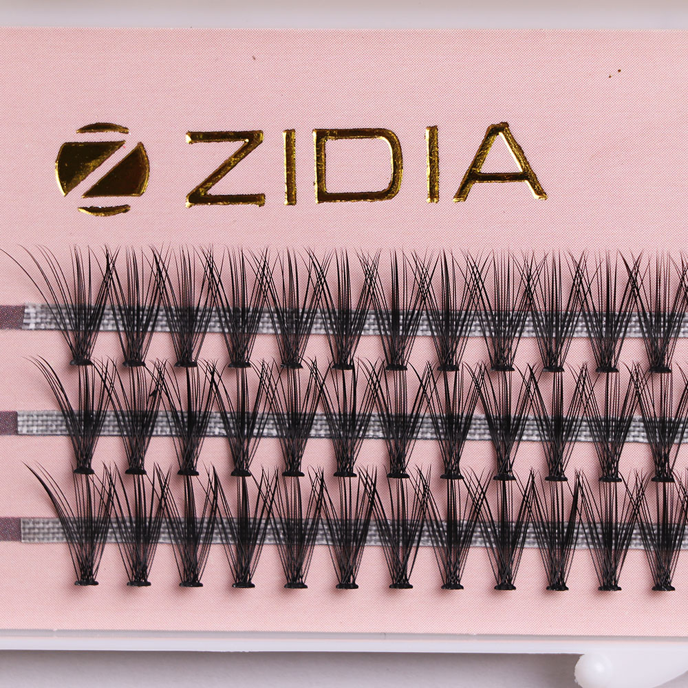 BELIFTY とLashcend 目ヂカラ２００%アップセット ZIDIA Cluster lashes Вії пучкові 20D C 0,10х12 mm, 3 стрічки. Ціна