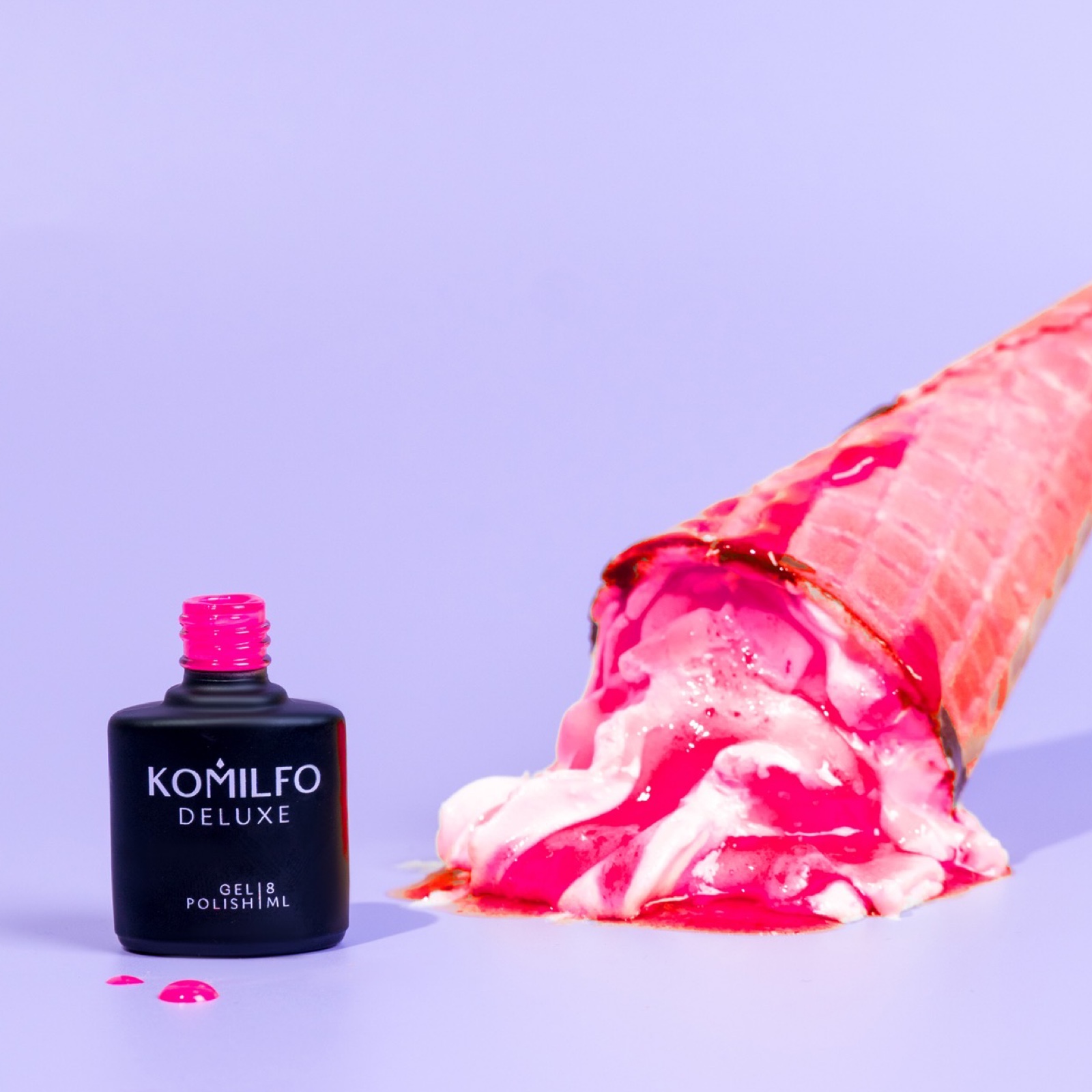 KOMILFO Гель лак Raspberry Gelato, 8 мл. Ціна 110грн | BonBon