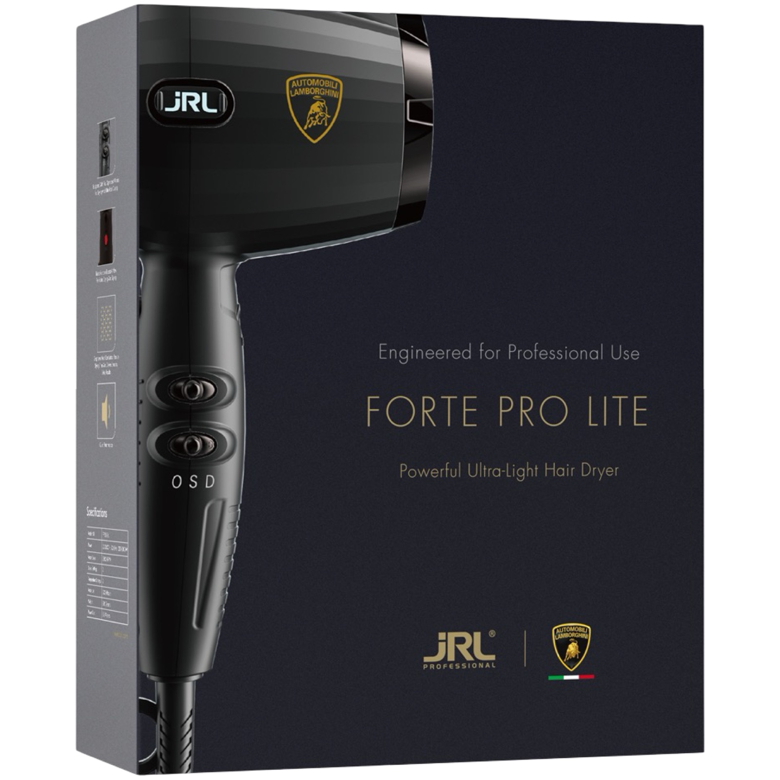 JRL Lamborghini Forte Pro Lite 2020L Dryer Професійний фен (JRL
