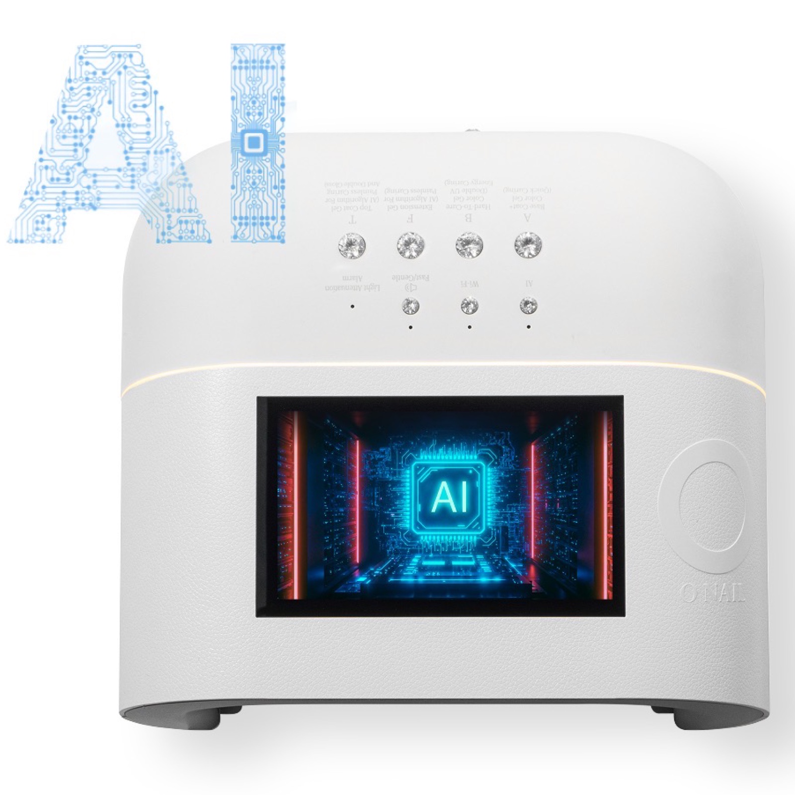 O NAIL AI Smart Curing Lamp White Лампа зі штучним інтелектом