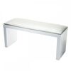 TOTAL BEAUTY Підлокітник для манікюру на білих ніжках Silver, image 