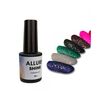 NailApex Allure Shine Матовий топ з блискітками без ЛШ, 10 мл, image 