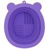BonBon Силіконова чаша-трансформер для очищення пензлів,фіолетова, image 