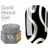 VALERI Gold Metal Gel, 5 мл, Колір: Gold, image 