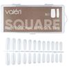 VALERI Professional Nail Gel Tips Square Гелеві тіпси квадрат, 240 шт, Кількість: 240 шт, Форма: Square, image 