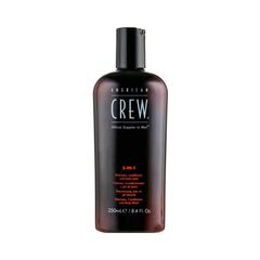 AMERICAN CREW Classic 3-in-1 Shampoo, Conditioner&Body Wash Засіб 3-в-1 по догляду за волоссям і тілом, 250 мл, Об'єм: 250 мл, image 