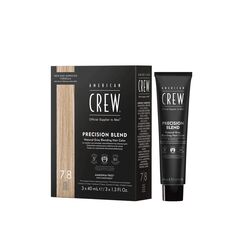 AMERICAN CREW Precision Blend Hair Color Камуфляж для сивини 7-8, 3х40 мл, Об'єм: 3х40 мл, image 