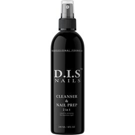 D.I.S Cleanser&Nail Prep Рідина для знежирення та знятття липкого шару, 240 мл, image 