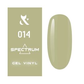 F.O.X Гель лак Spectrum №014 (оливковий світлий), 7 мл, № гель лаку: 014, Об'єм: 7 мл, image 