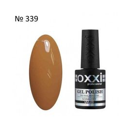 OXXI Гель лак № 339 (карамельний, емаль), 10 мл, № гель лаку: 339, Об'єм: 10 мл, image 