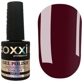 OXXI Гель лак № 344 (темно-бордовий, емаль), 10 мл, № гель лаку: 344, Об'єм: 10 мл, image 