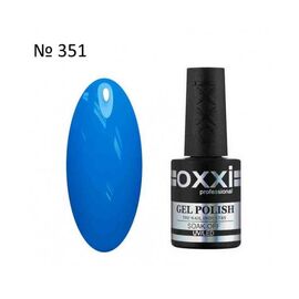 OXXI Гель лак № 351 (блакитний, емаль), 10 мл, № гель лаку: 351, Об'єм: 10 мл, image 