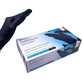 SAFE TOUCH Advanced Рукавички нітрилові BLACK (S), 100 шт/уп (3.5 г), image 