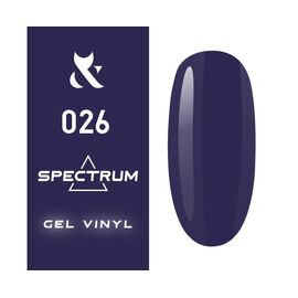 F.O.X Гель лак Spectrum №026 (синьо-фіолетовий), 7 мл, № гель лаку: 026, Об'єм: 7 мл, image 