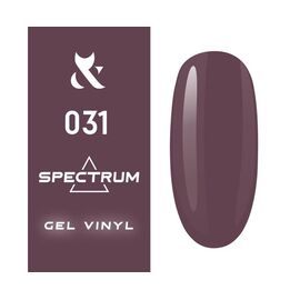F.O.X Гель лак Spectrum №031 (попільно-бордовий), 7 мл, № гель лаку: 031, Об'єм: 7 мл, image 