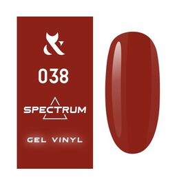 F.O.X Гель лак Spectrum №038 (червоно-малиновий), 7 мл, № гель лаку: 038, Об'єм: 7 мл, image 
