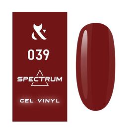 F.O.X Гель лак Spectrum №039 (класичний червоний), 7 мл, № гель лаку: 039, Об'єм: 7 мл, image 