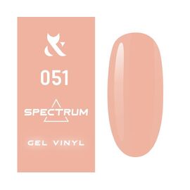 F.O.X Гель лак Spectrum №051 (персиковий), 7 мл, № гель лаку: 051, Об'єм: 7 мл, image 