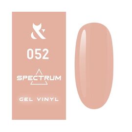 F.O.X Гель лак Spectrum №052 (пастельний персиковий), 7 мл, № гель лаку: 052, Об'єм: 7 мл, image 