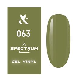 F.O.X Гель лак Spectrum №063 (оливковий), 7 мл, № гель лаку: 063, Об'єм: 7 мл, image 