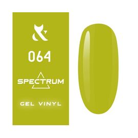 F.O.X Гель лак Spectrum №064 (пастельний салатовий), 7 мл, № гель лаку: 064, Об'єм: 7 мл, image 