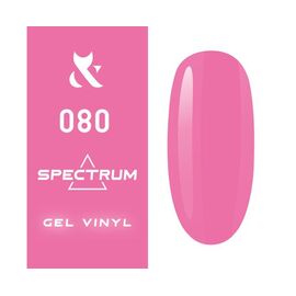 F.O.X Гель лак Spectrum №080 (рожевий яскравий), 7 мл, № гель лаку: 080, Об'єм: 7 мл, image 