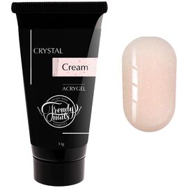 TRENDY NAILS Акрилгель Crystal Cream, 15 г, Об'єм: 15 мл, Колір: Crystal Cream, image 