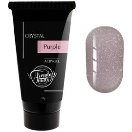 TRENDY NAILS Акрилгель Crystal Purple, 15 г, Об'єм: 15 мл, Колір: Crystal Purple, image 