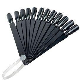 LILLY BEAUTE Палітра вєєр на кольці ЧОРНА, 12 тіпс квадратних, image 