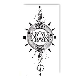 Tattooshka Тату для тіла "Ілюзія" - XQB-110, image 