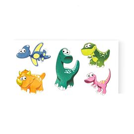 Tattooshka Тату для тіла "Дитячі динозаврики" - WS-077, image 