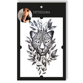 Tattooshka Тату для тіла "Леопард у хащах" - TH-650, image 