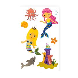 Tattooshka Тату для тіла "Русалочки у замку" - WS-A030, image 