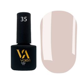 VALERI Гель лак №035 (сірий, емаль), 6 мл, image 