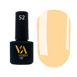 VALERI Гель лак №052 (оранжево-жовтий, емаль), 6 мл, image 