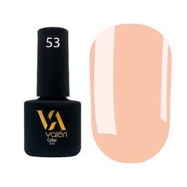 VALERI Гель лак №053 (приглушено-оранжевий, емаль), 6 мл, image 