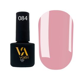 VALERI Гель лак №084 (бліда троянда, емаль), 6 мл, image 