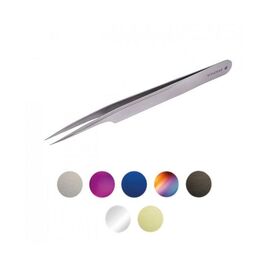 VIVIENNE Пінцет прямий з вигином (райдужний), image 