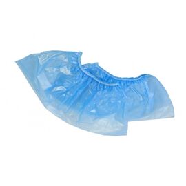 MAKSIMED Бахіли одноразові медичного призначення в картонній коробці, 40х13 см (cm) (100 шт/кор) з поліетилену Колір: блакитний, image 