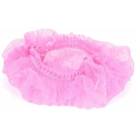 MAKSIMED Шапочка медична нестерильна на подвійній резинці в картонній коробці (50 шт/кор) зі спанбонду Колір: рожевий, image 