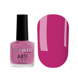 KOMILFO ArtiLux Лак для нігтів 016 (фуксія), 8 мл, image 