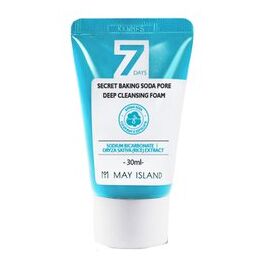 MAY ISLAND 7Days Secret Baking Soda Pore Deep Cleansing Foam Глибокоочищаюча пінка з содою, 30 мл, image 