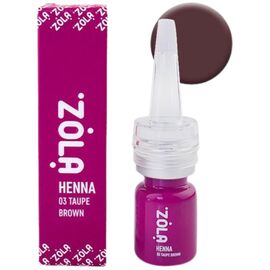 ZOLA Хна 03 taupe brown, 5 г, Об'єм: 5 г, Колір: Русий, image 