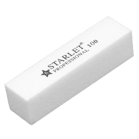 STARLET PROFESSIONAL Баф брусок 100 гріт, Абразивність: 100, image 