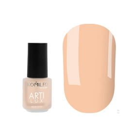 KOMILFO ArtiLux Лак для нігтів 003 (бежевий напівпрозорий для френча), 4 мл, Об'єм: 4 мл, Об'єм: 4 мл, image 