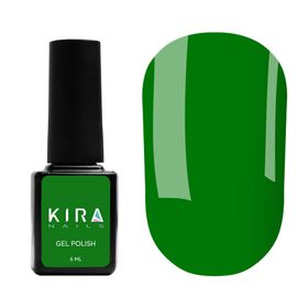 KIRA NAILS Гель лак №179 (листяний зелений, емаль), 6 мл, № гель лаку: 179, Об'єм: 6 мл, image 